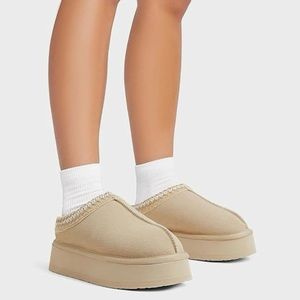 Platform slide slippers